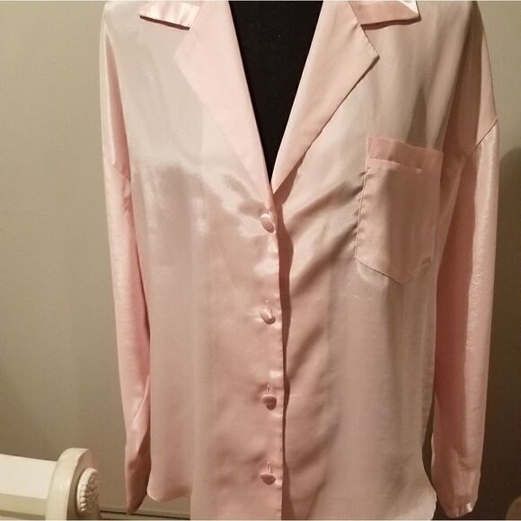 Victoria’s Secret Vintage Gold Label Pink  Satin - Picture 6 of 8
